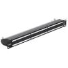 Delock - Patch Panel - CAT 6a - RJ-45 X 24 - Jet Black, RAL 9005 - 1U - 48.3 cm (19")