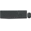 Logitech MK235 - Tastatur-und-Maus-Set - drahtlos - 2.4 GHz - Deutsch