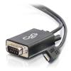 C2G USB C to DB9 Serial Adapter Cable - USB C 2.0 - M / M - Kabel USB / seriell - DB-9 (M) zu 24 pin USB-C (M) - umkehrbarer C-Stecker - Schwarz