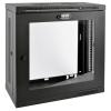 Eaton Tripp Lite Series 12U Wall Mount Rack Enclosure Server Cabinet 13" Depth w Acrylic Window - Schrank Netzwerkschrank - geeignet für Wandmontage - Schwarz - 12U - 48.3 cm (19")