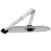 StarTech.com DB9 Slotblech Seriell Motherboard Header mit 9pol Stecker an 10-pin Buchse - Motherboard Header (Buchse) 1 x DB-9 (Stecker) - Serielles Bedienfeld - DB-9 (M) zu 10 PIN IDC (W) - 41 cm - Grau