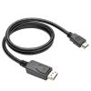 DisplayPort 1.2 to HDMI Adapter Cable (DP with Latches to HDMI M / M), 4K, 3 ft. (0.9 m)