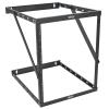 Eaton Tripp Lite Series 8U 12U 22U 2 Post Open Frame Rack Cabinet Expandable 23.5" Depth Wall Mount - Schrank offener Rahmen - 2 Pfosten - geeignet für Wandmontage - Schwarz - 48.3 cm (19")