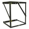 Eaton Tripp Lite Series 8U 12U 22U 2 Post Open Frame Rack Cabinet Expandable 11.5" Depth Wall Mount - Schrank offener Rahmen - 2 Pfosten - geeignet für Wandmontage - Schwarz - 48.3 cm (19")