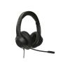 Targus AEH102GL - Headset - On-Ear - konvertierbar - kabelgebunden - USB-A - Geräuschisolierung - Schwarz