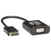 Eaton Tripp Lite Series 6in DisplayPort to VGA Adapter Active Converter DP to VGA M / F DPort 1.2 6" - Display-Adapter - DisplayPort (M) zu HD-15 (VGA) (W) - 15.2 cm - aktiv - Schwarz