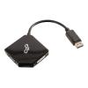 C2G DisplayPort to HDMI, VGA, DVI Adapter Converter - M / F - Videokonverter - DVI, HDMI, VGA - DVI, HDMI, VGA - Schwarz