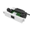 USB B (vorne) zu A Modul - "a" Typ Buchse hinten und quadratische b Typ Buchse vorne - USB 3.0 abwärtskompatibel mit 2.0 - nutzt USB 5V zur Verstärkung - für längere Kabel verwenden Sie ein generisches 5 Volt / 2 Ampere Netzteil zur Verstärkung - Kun