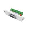 Weibliches VGA-Only-Modul - weibliche 15-polige VGA-Buchse - blanke Draht-Phoenix-Anschlüsse auf der Rückseite - geeignet für vorkonfektionierte Vision-Kabel TC2 3MVGA, TC2 5MVGA, TC2 10MVGA, TC2 15MVGA, TC2 20MVGA - Kunststoff - weiß