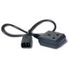 Kabel / 220V / 16A / C14-BS1363 UK !!! / 0,61m
