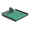 Delock Converter SATA 22 pin / SFF-8643 NVMe > 1 x M.2 NGFF Key M + 1 x M.2 NGFF Key B - Laufwerksschachtadapter - 3.5" to 2 x M.2 / SFF (8.9 cm to 2 x M.2 / SFF)