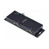 Startech 2P Serial to Ethernet Adapter, IP LAN to RS232 DB9 Converter - Geräteserver - 2 Anschlüsse - 100Mb LAN, RS-232 - Wand / DIN-Schienen montierbar - TAA-konform
