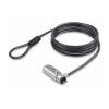 StarTech.com Slim Lock K-Slot Compatible, 6.6ft Combination Locking Cable - Sicherheitskabelschloss - schwarz & silber - 2 m - TAA-konform