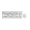 CHERRY DW 3000 - Tastatur-und-Maus-Set - kabellos - 2.4 GHz - Deutsch - Tastenschalter: CHERRY LPK - Pale Gray