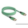 Delock DisplayPort Kabel 16K 60 Hz 2 m grün Metall