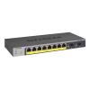 GS110TP 10-Port Gigabit Smart Managed pro Switch mit PoE 8 Gigabit Kupfer,  2 Gigabit Fiber Ports, Insight Managed, Desktop, lüfterl