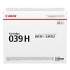 Canon 039 H - Schwarz - original - Tonerpatrone - für imageCLASS LBP351dn, LBP351x, LBP352dn, LBP352x, i-SENSYS LBP351x, LBP352x, Satera LBP351i