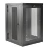 Eaton Tripp Lite Series 18U Wall Mount Rack Enclosure Server Cabinet Deep Acrylic Window - Schrank Netzwerkschrank - geeignet für Wandmontage - Schwarz - 18U - 48.3 cm (19")