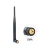 Delock WLAN - Antenne - 19.6 cm - Wi-Fi - 5 dBi - ungerichtet - innen - Schwarz