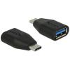 Delock - USB-Adapter - 24 pin USB-C (M) zu USB Typ A (W) - USB 3.0 - Schwarz