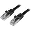 StarTech.com 5m Cat6 Netzwerkkabel - geschirmt (SFTP) Snagless Gigabit Patchkabel - Schwarz - Patch-Kabel - RJ-45 (M) zu RJ-45 (M) - 5 m - SFTP - CAT 6 - geformt, ohne Haken - Schwarz