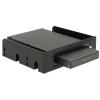 Delock 3.5" / 5.25"Mobile Rack for 2.5"SATA hard drives and SSDs - Mobiles Speicher-Rack - 2.5" (6.4 cm) - Schwarz