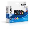 KMP MULTIPACK H100V - 4er-Pack - Schwarz, Gelb, Cyan, Magenta - kompatibel - Tintenpatrone (Alternative zu: HP 950XL, HP 951XL, HP CN045AE, HP CN046AE, HP CN047AE, HP CN048AE) - für HP Officejet Pro 251, 276, 8100, 8600, 8600 N911, 8610, 8615, 8616,