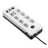 Eaton Protection Box 8 USB Tel@ Din - Überspannungsschutz - AC 220-250 V - 2500 Watt - Ausgangsanschlüsse: 8 - weiß