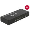 Delock HDMI UHD Splitter 1 x HDMI in > 4 x HDMI out 4K - Video- / Audio-Splitter - 4 x HDMI - Desktop