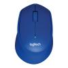 Logitech M330 SILENT PLUS - Maus - 3 Tasten - kabellos - 2.4 GHz - kabelloser Empfänger (USB) - Blau