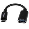 StarTech.com USB 3.1 USB-C auf USB-A Adapter - USB-Adapter - 24 pin USB-C (M) zu USB Typ A (W) - USB 3.0 - 15.2 cm - Schwarz - für P / N: DK31C3HDPD, DK31C3HDPDUE, DKM30CHDPD, DKM30CHDPDUE, PEXUSB312A1C1H, PEXUSB312A2C2V