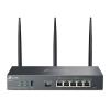 TP-Link Omada ER706W V1 - Wireless Router 4-Port-Switch - 1GbE - WAN-Ports: 6 - Wi-Fi 6 - Dual-Band - wandmontierbar