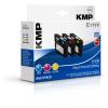 KMP MULTIPACK E179V - 3er-Pack - Gelb, Cyan, Magenta - kompatibel - Tintenpatrone (Alternative zu: Epson 27XL, Epson C13T27124010, Epson C13T27134010, Epson C13T27144010) - für Epson WorkForce WF-3620DWF, WF-3640DTWF, WF-7110DTW, WF-7610DWF, WF-7620,