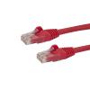 StarTech.com Cat6 Snagless RJ45 Netzwerkkabel - 10m - Rot - Cat 6 Ethernet UTP Kabel 10 Meter - Patch-Kabel - RJ-45 (M) zu RJ-45 (M) - 10 m - CAT 6 - geformt, ohne Haken - Rot