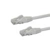 StarTech.com Cat6 Snagless RJ45 Netzwerkkabel - 10m - Weiß - Cat 6 Ethernet UTP Kabel 10 Meter - Patch-Kabel - RJ-45 (M) zu RJ-45 (M) - 10 m - CAT 6 - geformt, ohne Haken - weiß
