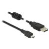 Delock - USB-Kabel - USB (M) zu Mini-USB, Typ B (M) - USB 2.0 - 5 m - Schwarz