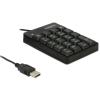 Delock - Tastenfeld - USB - Schwarz - retail