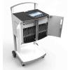 Compulocks CartiPad Uno Tablet / Laptop Charging Rolling Cart 16 Devices UK Power Plug - Wagen (nur Laden) - für 16 Tablets - geschweißter Stahl - Bildschirmgröße: 33 cm (13")