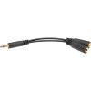 Axis - Mikrofon-Adapter - mini-phone stereo 3.5 mm männlich zu Mono Mini-Stecker weiblich