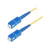 StarTech.com 100 Meter LWL Patchkabel SC SC (UPC) Singlemode OS2, LSZH - Patch-Kabel - SC / UPC Einzelmodus (M) zu SC / UPC Einzelmodus (M) - 100 m - 100 m - 2 mm - Glasfaser - Simplex - 9 / 125 Mikrometer - OS1 / OS2 - halogenfrei, Passiv, bi-direktional