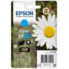 Epson 18XL - 6.6 ml - XL - Cyan - original - Tintenpatrone - für Expression Home XP-212, 215, 225, 312, 315, 322, 325, 412, 415, 422, 425