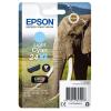 Epson 24XL - 9.8 ml - XL - Cyan - original - Tintenpatrone - für Expression Photo XP-55, 750, 760, 850, 860, 950, 960, 970, Expression Premium XP-750, 850