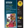 Epson Value Photo Paper Glossy - Glänzend - 100 x 150 mm 20 Blatt Fotopapier (Packung mit 2) - für Expression Home HD XP-15000, Expression Premium XP-900, XP-900 Stickers