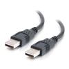 C2G 3.3ft USB Cable - USB A to USB A Cable - USB 2.0 - Black - M / M - USB-Kabel - USB (M) zu USB (M) - USB 2.0 - 1 m - Schwarz