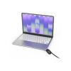 Compulocks - Sicherheitsschlossadapter - with combination cable lock (corner lock) - Silber - für Apple MacBook Neo