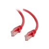 Kabel / 1 m Mlded / Btd Red CAT5E PVC UTP PATC