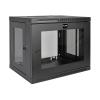 Eaton Tripp Lite Series 9U Wall Mount Rack Enclosure Server Cabinet w / Acrylic Glass Front Door - Schrank Netzwerkschrank - geeignet für Wandmontage - Schwarz - 9U - 48.3 cm (19")