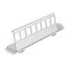 Delock Keystone Metall Halterung 8 Port für Hutschiene