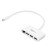 3 Port USB C Hub Laptop Hub w / Ethernet