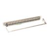 Eaton Tripp Lite Series 48-Port Cat6a Patch Panel Rackmount Shielded Feedthrough RJ45 1U - Patch Panel - CAT 6a - STP - RJ-45 X 48 - 1U - 48.3 cm (19") - TAA-konform
